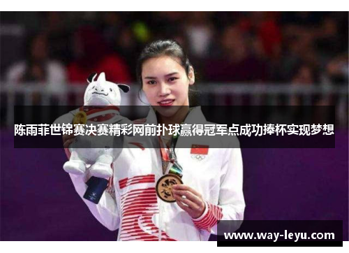 陈雨菲世锦赛决赛精彩网前扑球赢得冠军点成功捧杯实现梦想